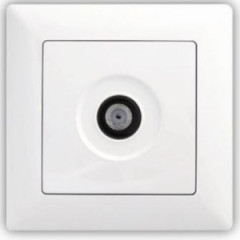 Zsuvka satelitn (F konektor) VISAGE SIMPLE biela