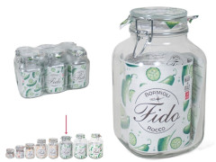 Dza sklenen hermetick 3l FIDO