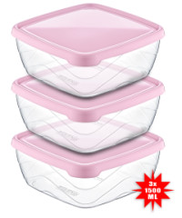 Ndoba na potraviny tvorcov sada 3ks (3*1500 ml)