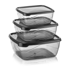 Ndoba na potraviny tvorcov sada 3ks (900ml-1500ml-2500ml)