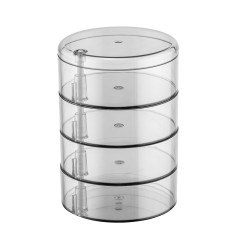 Organizr okrhly 4-vrstvov oton na make-up