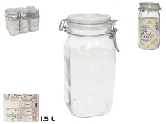 Dza sklenen hermetick 1,5l