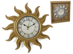 Hodiny nstenn slnko 38 cm - 2 druhy
