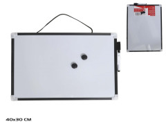 Tabua magnetick biela s perom 40x30 cm