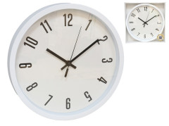 Hodiny nstenn 30cm biele FANNIE