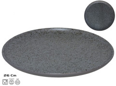 Tanier plytk 26 cm siv