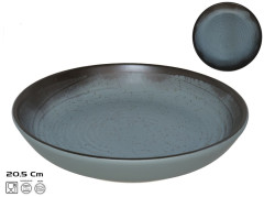 Tanier hlbok 20,5 cm siv modr