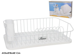 Odkvapva riadu 43x29x12,5 cm biely MARISOL