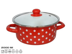Hrniec s pokrievkou 2000ml 20x9 cm JAEN
