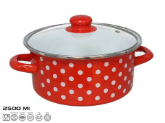 Hrniec s pokrievkou 2500ml 22x10 cm JAEN