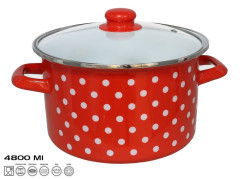 Hrniec s pokrievkou 4800ml 24x14 cm MALAGA