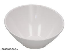 Miska biela 21 cm OASIS