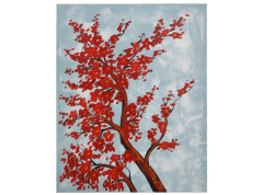 Obraz maovan 70x90 cm broskya