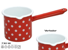 Hrnek smaltovan s rkou 730ml ENAMEL