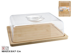 Miska na syr 23,5x18x7 cm bambus YORK