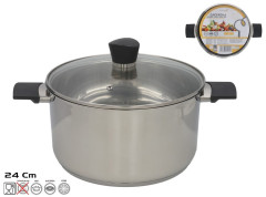 Hrniec so sklenenou pokrievkou 24 cm Jucar