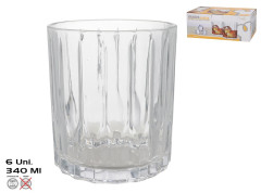 Sada 6ks pohrov 340ml Lucia