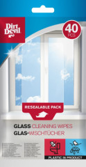 Obr�sky �istiace na sklo DIRT DEVIL 18x20cm 40ks