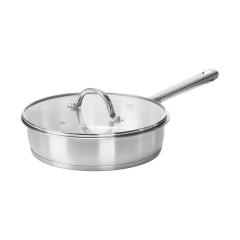 Panvica hlbok� z nehrdzavej�cej ocele 24 cm s pokrievkou