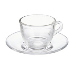 Hrn�ek na k�vu s pod��lkou 85ml sklenen�