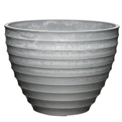 Kvetin�� plastov� Darwin 26 cm, svetl� cement