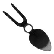 Moty�ka �picat� s dvomi hrotmi kovan� bez n�sady �ierna