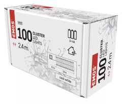 Reaz vianon NANO 100 LED  Jeko, 2.4 m, 3x AA, vntorn, studen biela, asova (D3FC01)